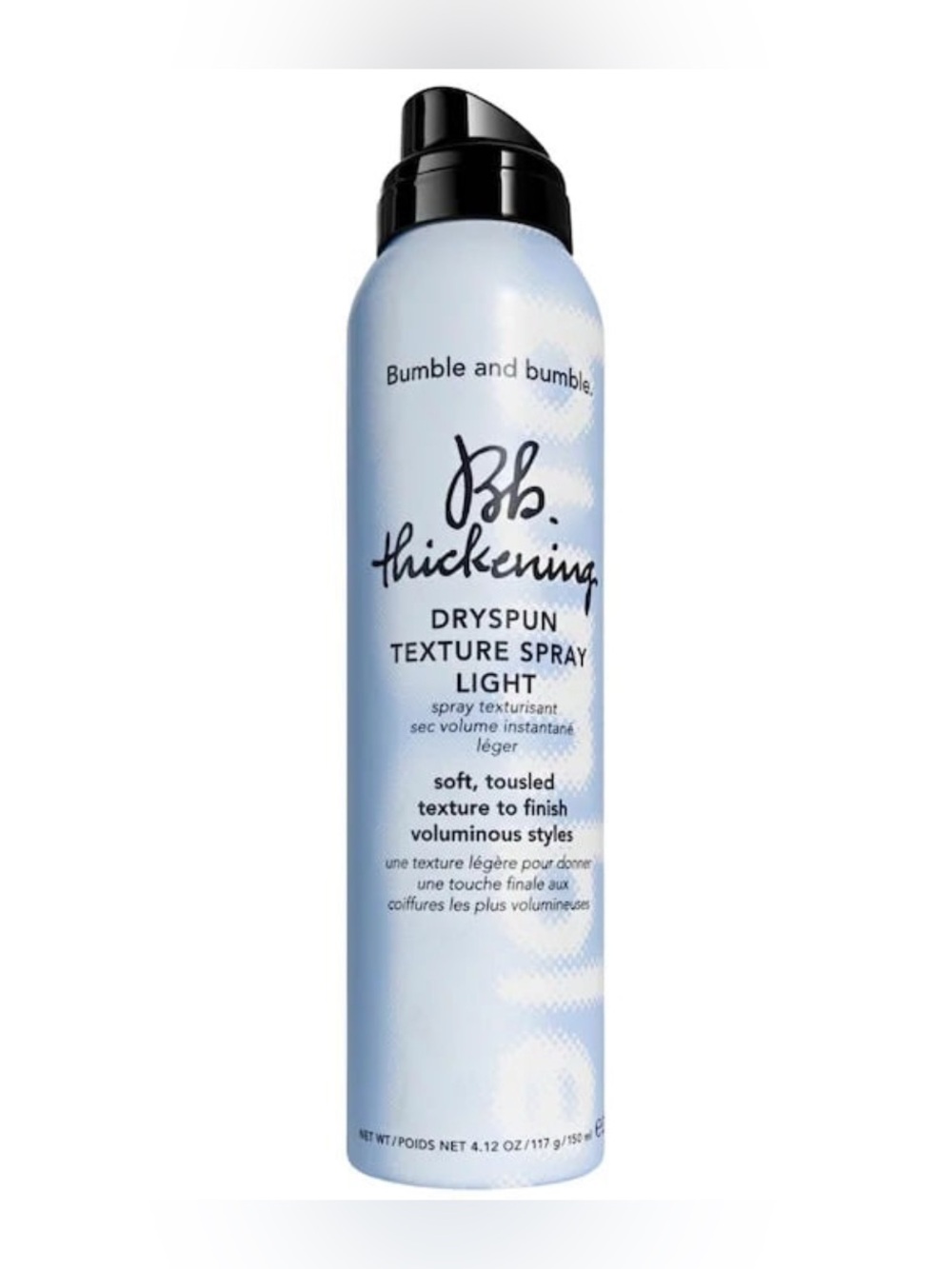 New BUMBLE AND BUMBLE Thickening Dryspun Texture Spray Light - Full Size 150 mL